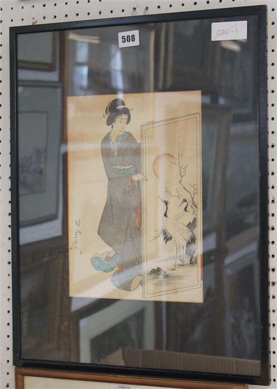 Japanese woodblock print